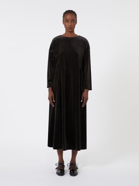 Темно-зелена сукня MAX MARA з бавовни: фото 2 - Invogue