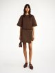 Коричнева блуза By Malene Birger прямого крою: фото 1 - Invogue