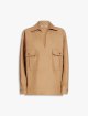 Світло-коричнева блуза Max Mara вільного крою: фото - Invogue