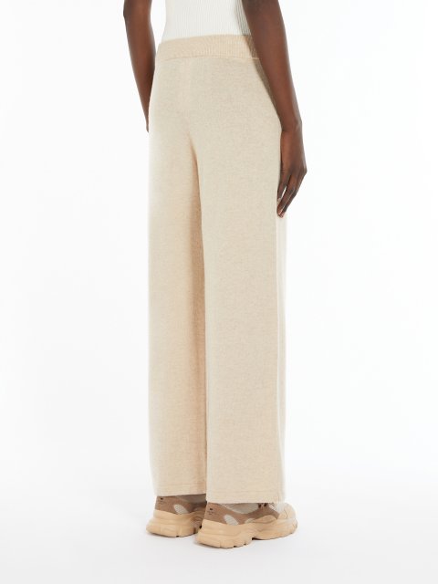 Кремові брюки WEEKEND MAX MARA з суміші вовни: фото 2 - Invogue