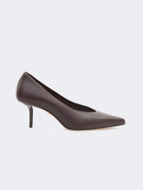 Бордові туфлі Max Mara: фото - Invogue