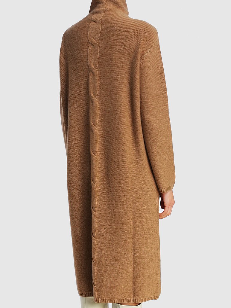 Бежевое платье MAX MARA: фото 3 - Invogue