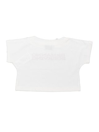 Молочна футболка ERMANNO SCERVINO KIDS : фото 1 - Invogue