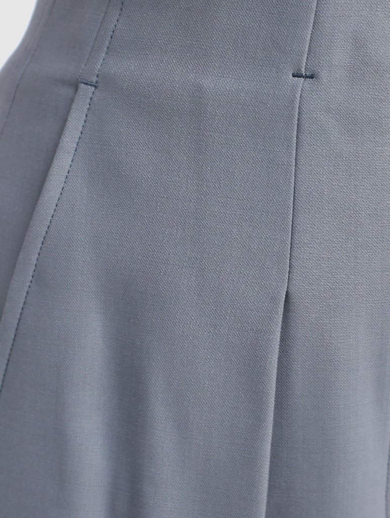Серые брюки SPORTMAX: фото 5 - Invogue