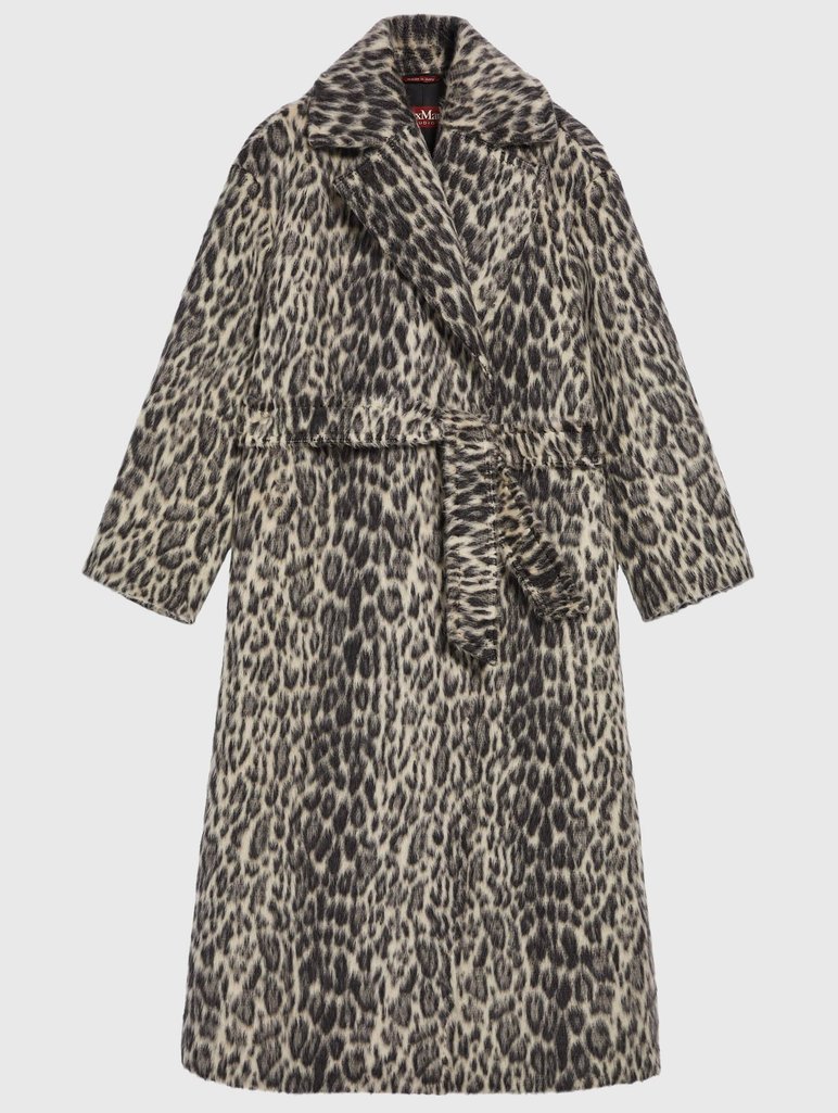 Черное пальто MAX MARA: фото - Invogue