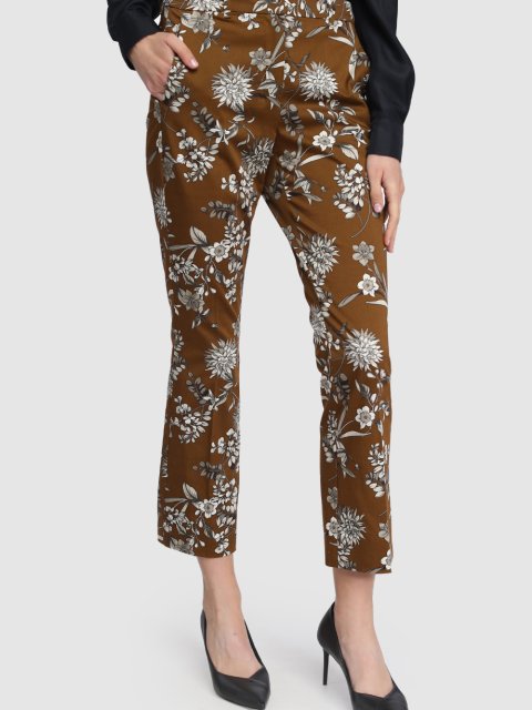 Коричневі брюки MAX MARA : фото 2 - Invogue