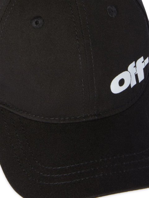 Черная кепка OFF WHITE с логотипом: фото 2 - Invogue