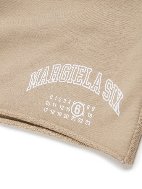 Бежево-сіра кофта та шорти MM6 Maison Margiela бавовни: фото - Invogue