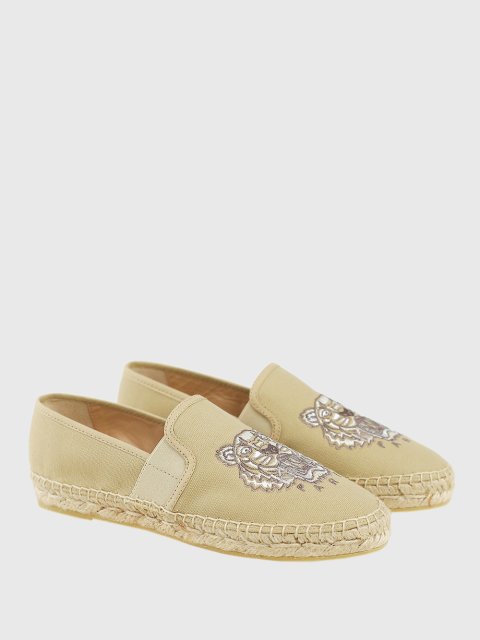 Бежевые эспадрильи KENZO: фото 1 - Invogue