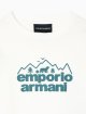 Белый джемпер EMPORIO ARMANI KIDS из хлопка: фото 1 - Invogue