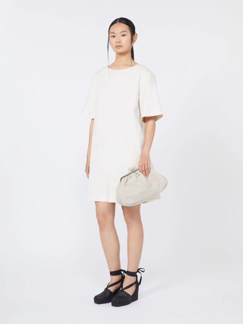 Бежевая сумка Pasticcino Weekend Accessories с эффектом раф: фото 1 - Invogue