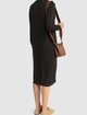 Тёмно-Серое платье WEEKEND MAX MARA: фото 2 - Invogue