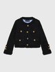Чёрная куртка DSQUARED KID: фото - Invogue