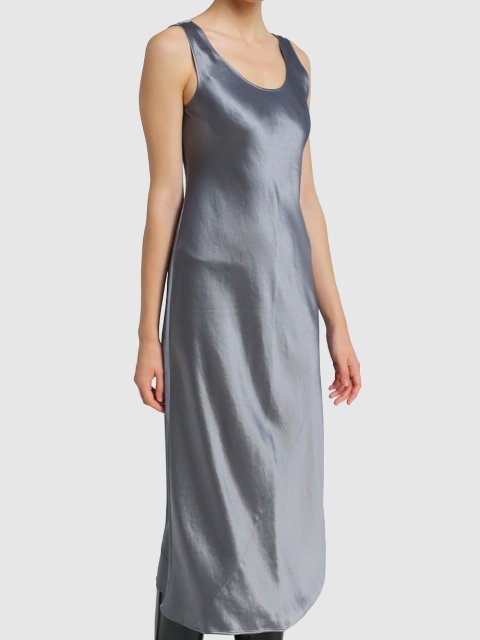 Серое платье MAX MARA: фото 3 - Invogue