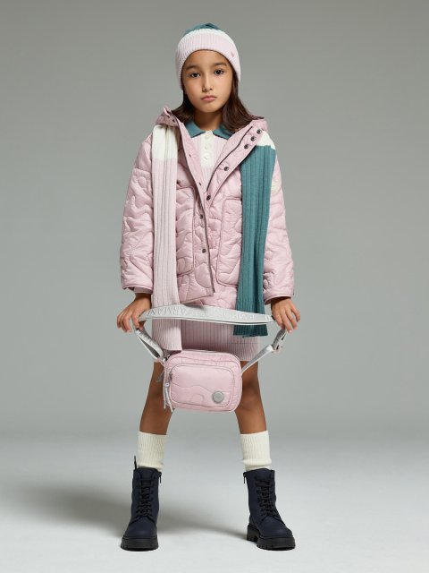 Лілова куртка EMPORIO ARMANI KIDS : фото 1 - Invogue