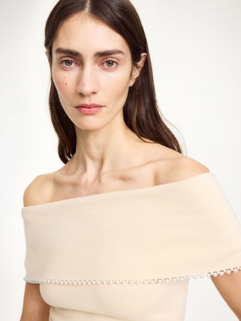 Коричневый топ BY MALENE BIRGER : фото 3 - Invogue