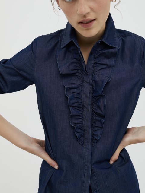 Синя сорочка MAX&CO : фото 3 - Invogue