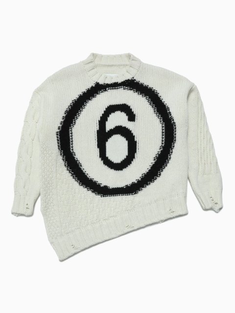 Білий светр MM6 MAISON MARGIELA KIDS : фото - Invogue
