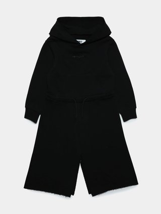 Чёрный комбинезон/брюки MM6 MAISON MARGIELA KIDS: фото - Invogue