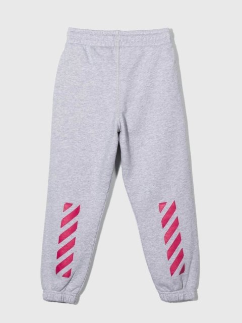 Серые брюки спорт OFF-WHITE KIDS: фото 1 - Invogue