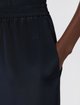 Темно-сині брюки Max Mara з шовку: фото 4 - Invogue