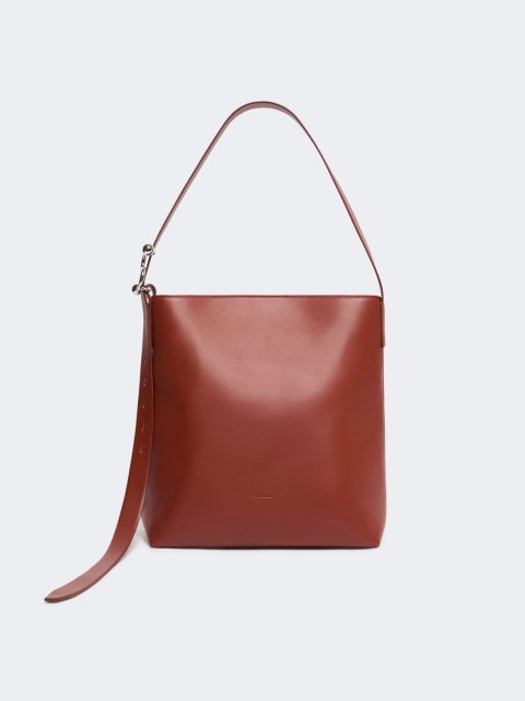 Красная сумка SPORTMAX из кожи: фото - Invogue