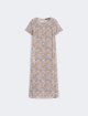 Блакитна сукня з принтом Weekend Max Mara з шовку: фото - Invogue