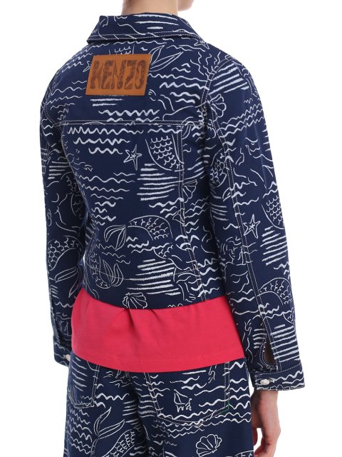 Синя куртка KENZO : фото 6 - Invogue