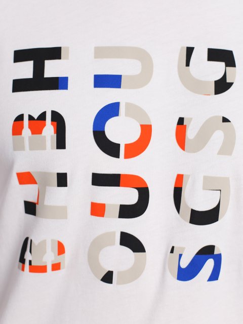 Белая футболка BOSS: фото 5 - Invogue