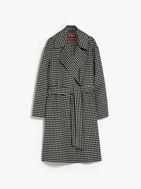 Палто MAX MARA з вовни в клітинку: фото - Invogue