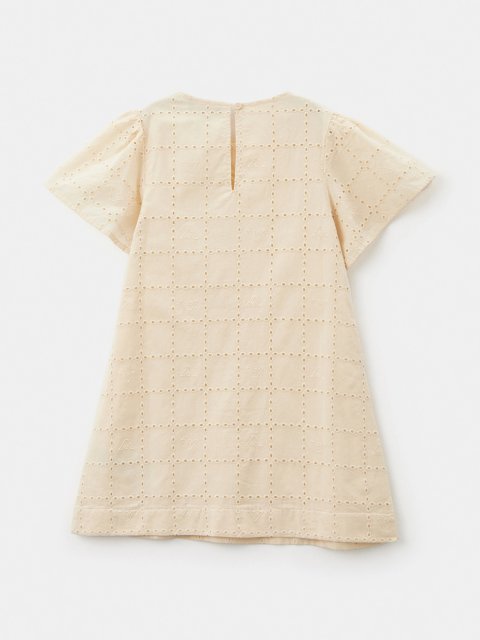 Бежева сукня EMPORIO ARMANI KIDS з бавовни: фото 1 - Invogue