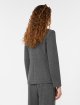 Сірий жакет WEEKEND MAX MARA з суміші бавовни та вовни: фото 3 - Invogue
