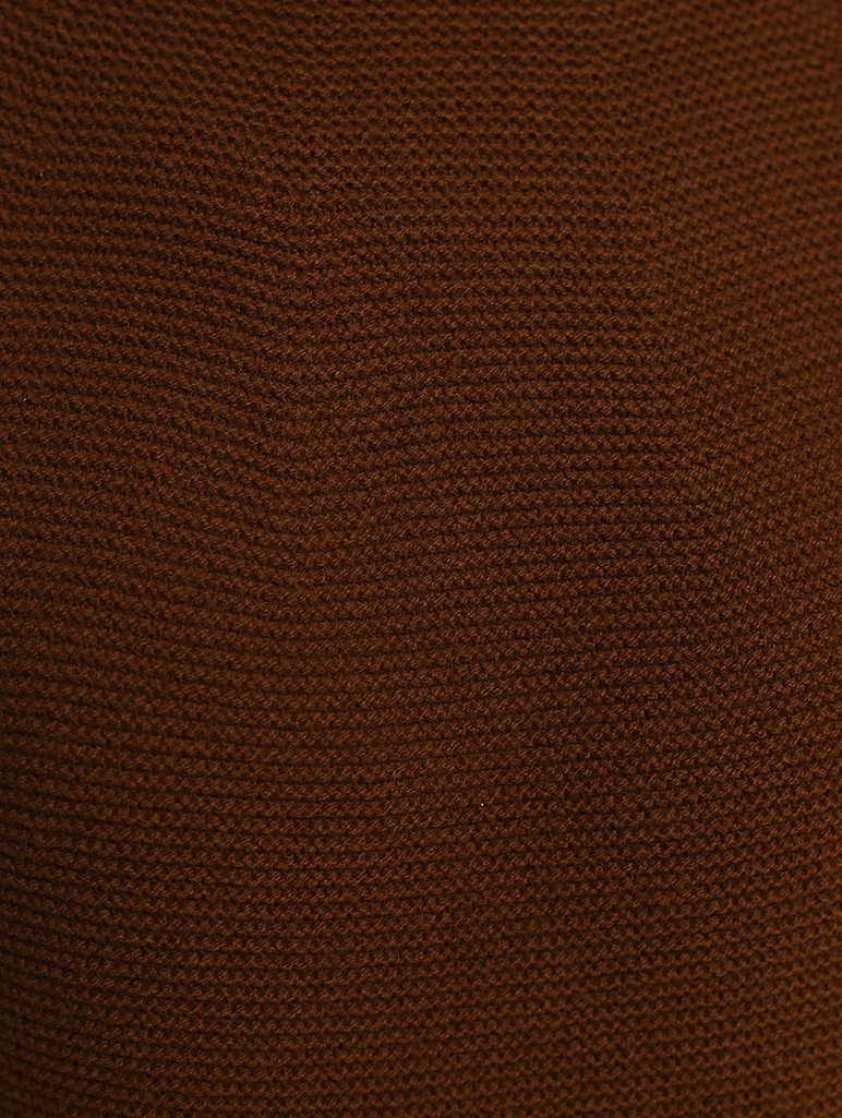 Коричневый свитер MAX MARA: фото 4 - Invogue