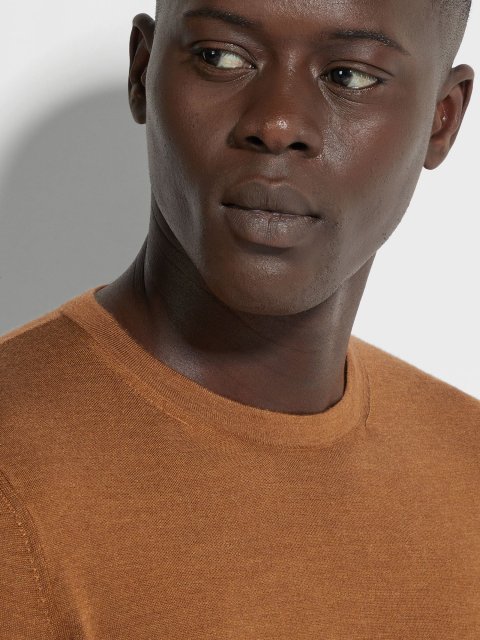 Светр Zegna з круглим вирізом із суміші кашеміру: фото 4 - Invogue