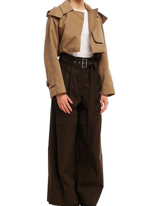 Коричневые брюки WEEKEND MAX MARA: фото 1 - Invogue