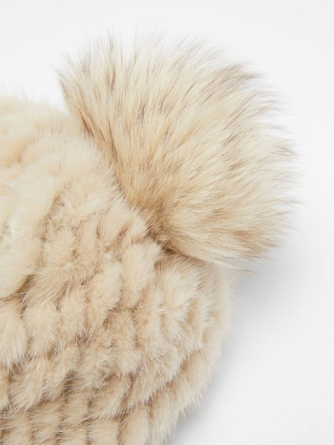 Бежева шапка MAX MARA : фото 1 - Invogue