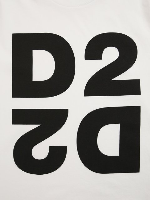 Біла футболка DSQUARED KID : фото 4 - Invogue