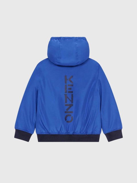 Синяя куртка KENZO KIDS: фото 3 - Invogue