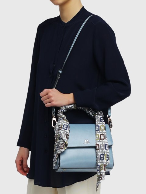 Голубая сумка MARELLA: фото 3 - Invogue