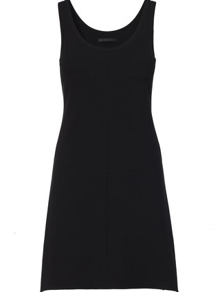 Чёрное платье HELMUT LANG: фото - Invogue