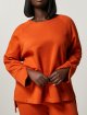 Оранжевый свитшот PERSONA: фото 1 - Invogue
