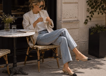 Слінгбеки в гардеробі: від kitten heels до моделей на плоскій підошві: фото - Invogue