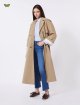 Світло-коричневий плащ WEEKEND MAX MARA з суміші бавовни: фото 1 - Invogue