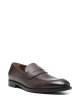 Темно-коричневі лофери ZEGNA зі шкіри: фото 1 - Invogue