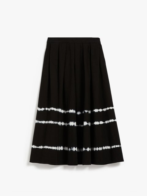 Черная юбка WEEKEND MAX MARA с принтом: фото - Invogue