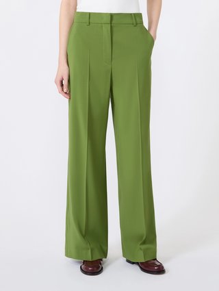Зелені брюки Weekend Max Mara з вовни: фото 2 - Invogue