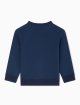 Синяя кофта EMPORIO ARMANI KIDS из хлопка: фото 2 - Invogue