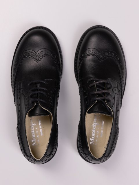 Чорні туфлі MONTELPARE TRADITION : фото 2 - Invogue
