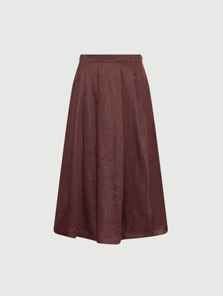 Коричневая юбка Marella из рами: фото - Invogue