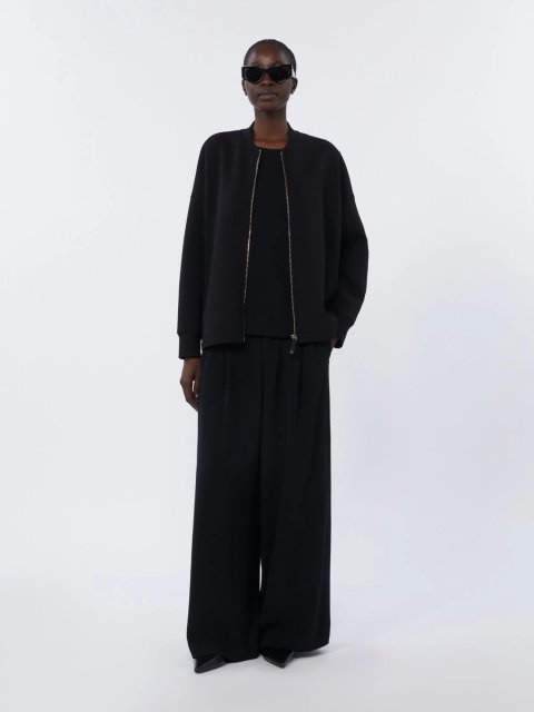 Чорний жакет MAX MARA на блискавці: фото 1 - Invogue